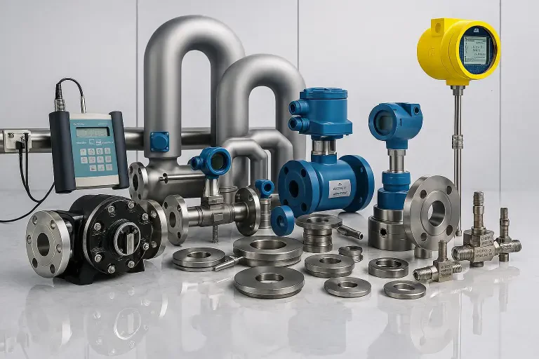Pomiary przepływu - rodzaje przepływomierzy